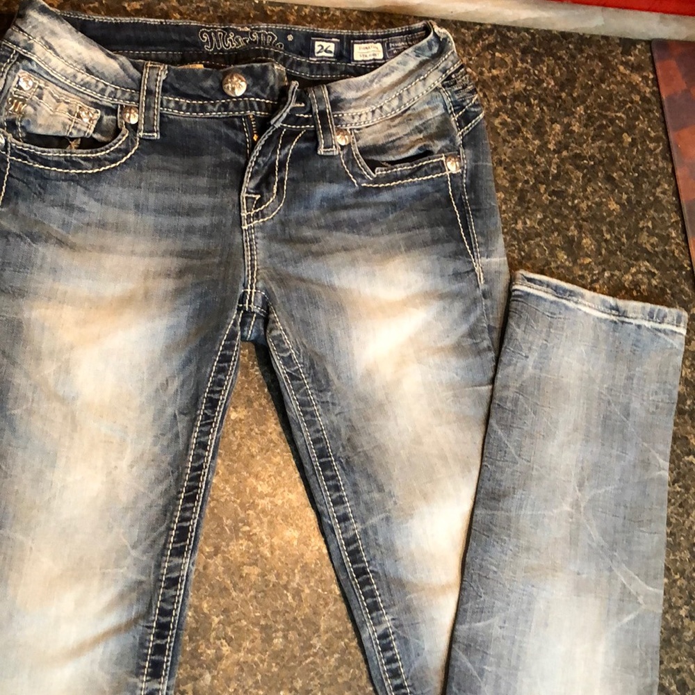 Miss Me straight leg jeans